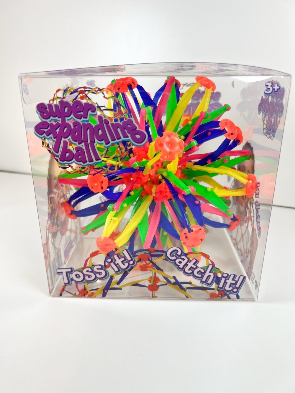 NIB Super Expanding ball Mini Sphere Toy Rainbow Expandable STEM Fidget
